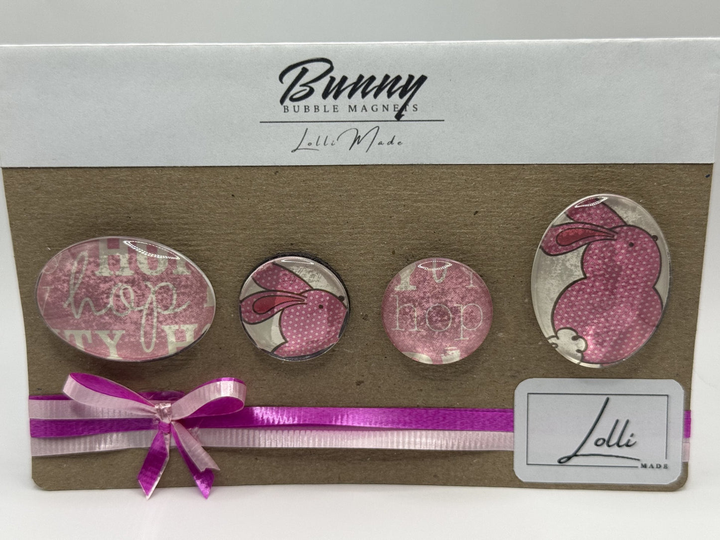 Pink Hop, Pink Bunny Ovals & Pink Hop, Pink Ears Rounds