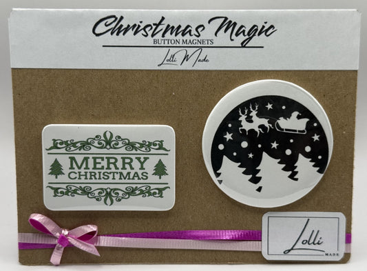 Button - Christmas Magic - 100
