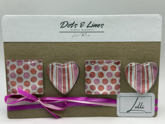 D&L Pink & Orange Hearts & Squares 101