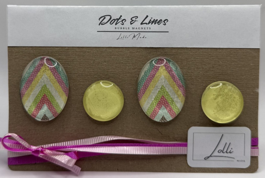 D&L Spring V Line Oval & Yellow Round